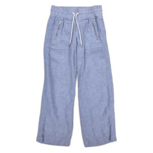 NEW Athleta 100% Linen Cabo Wide Leg Pant Minimal Beachy Boho Resort Old Money 2